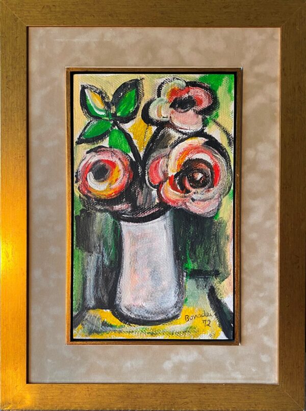 Aldo Bonadei tela Vaso de flores - Imagem 2