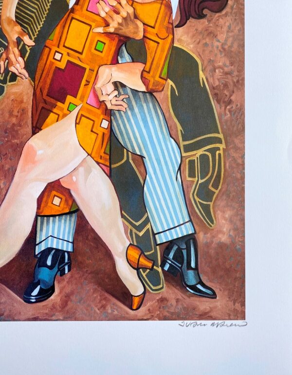 Juarez Machado gravura Tango 2 grande formato - Imagem 2