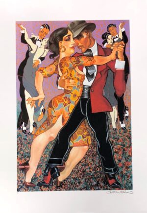Juarez Machado gravura Tango 1 grande formato