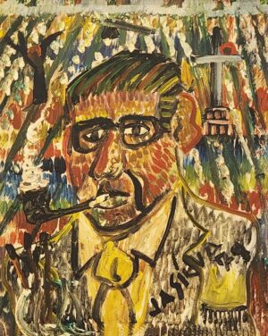 José Antônio da Silva tela Autorretrato