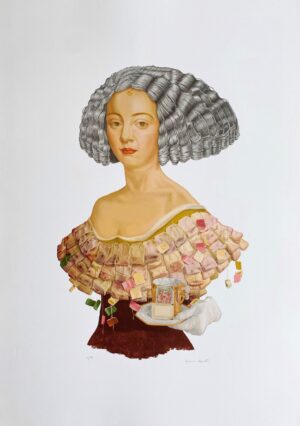 Menna Barreto gravura Catarina de Bragança