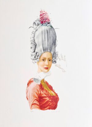 Menna Barreto gravura Maria Antonieta