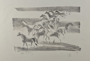 Lívio Abramo gravura Cavalos