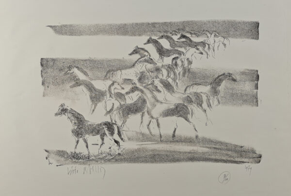 Lívio Abramo gravura Cavalos