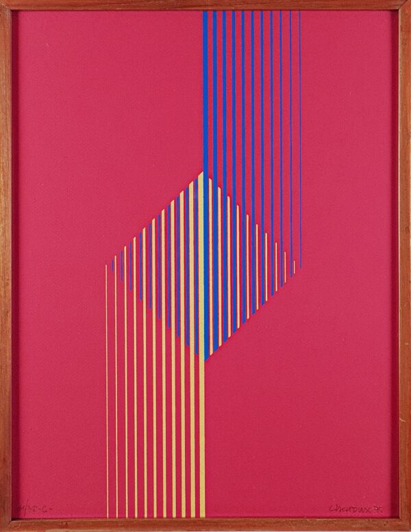 Lothar Charoux gravura Linhas - Imagem 2